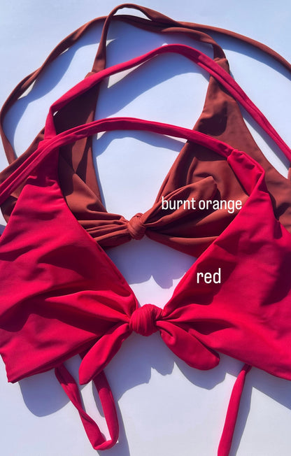 Gia Top - Adjustable Front Tie Bikini Top | RTW