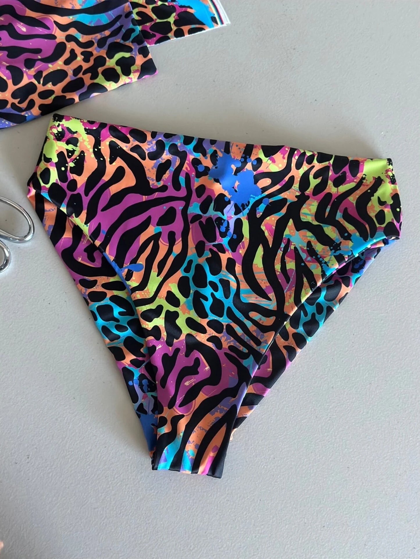 Bea Bottom - High Leg Cheeky Bikini Bottom | RTW
