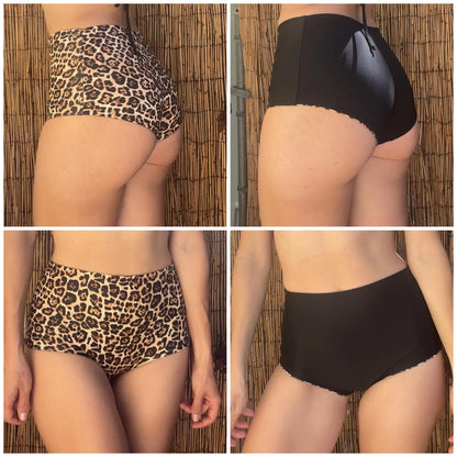 Kai Bottom - High Waisted Cheeky Bikini Bottom